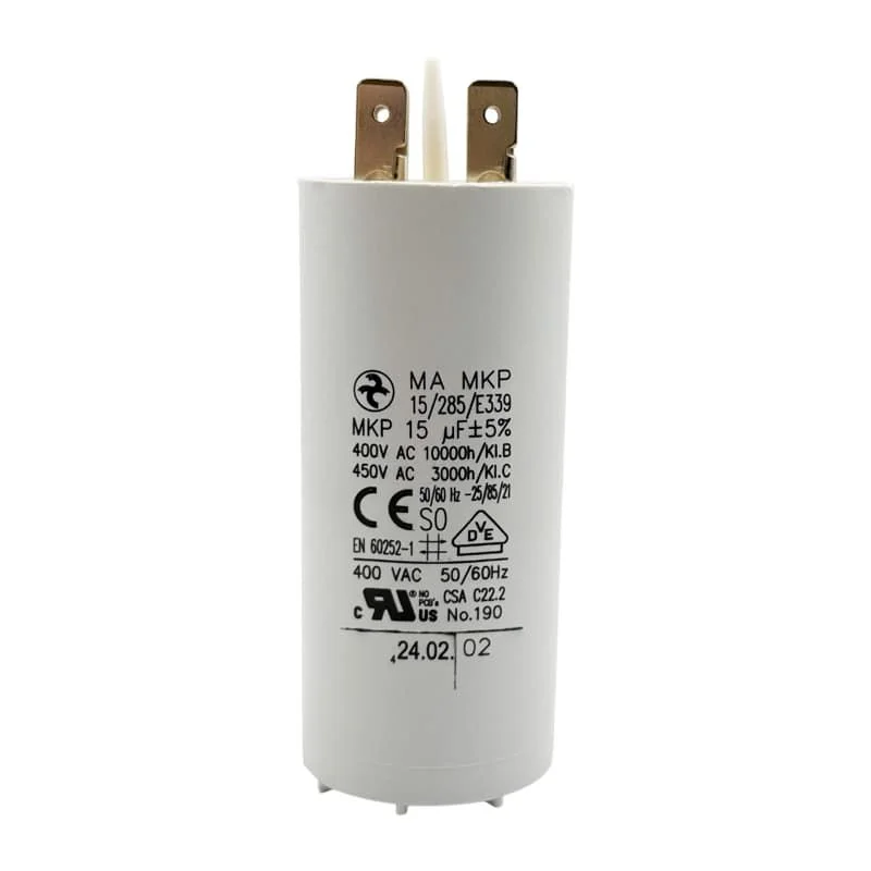 Condensateur permanent 15 µF à grosses cosses