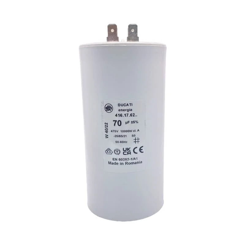 Condensateur permanent 70 µF à cosses