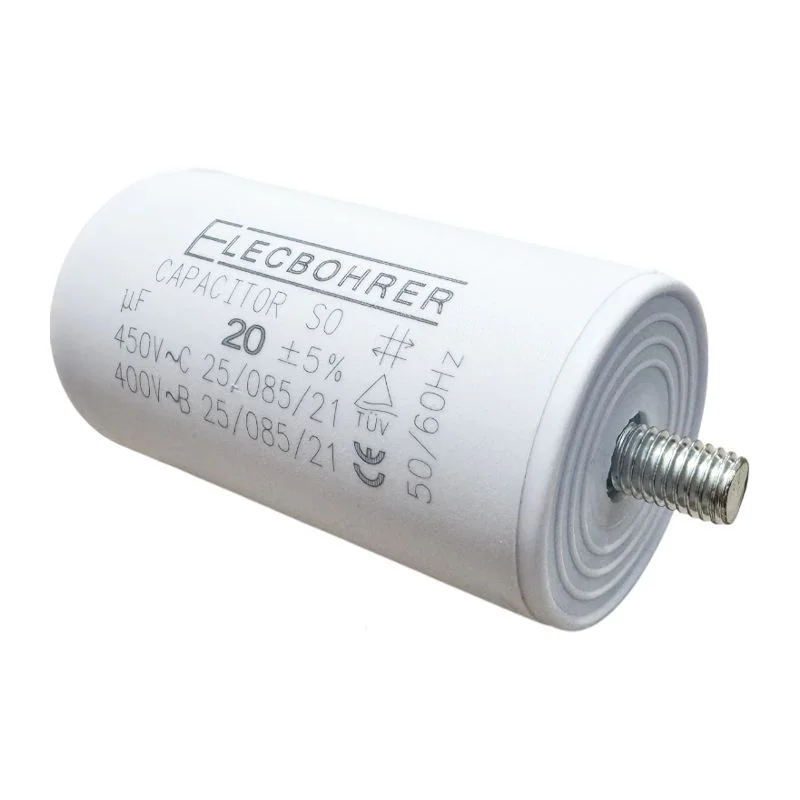 Condensateur permanent 20 µF à cosses