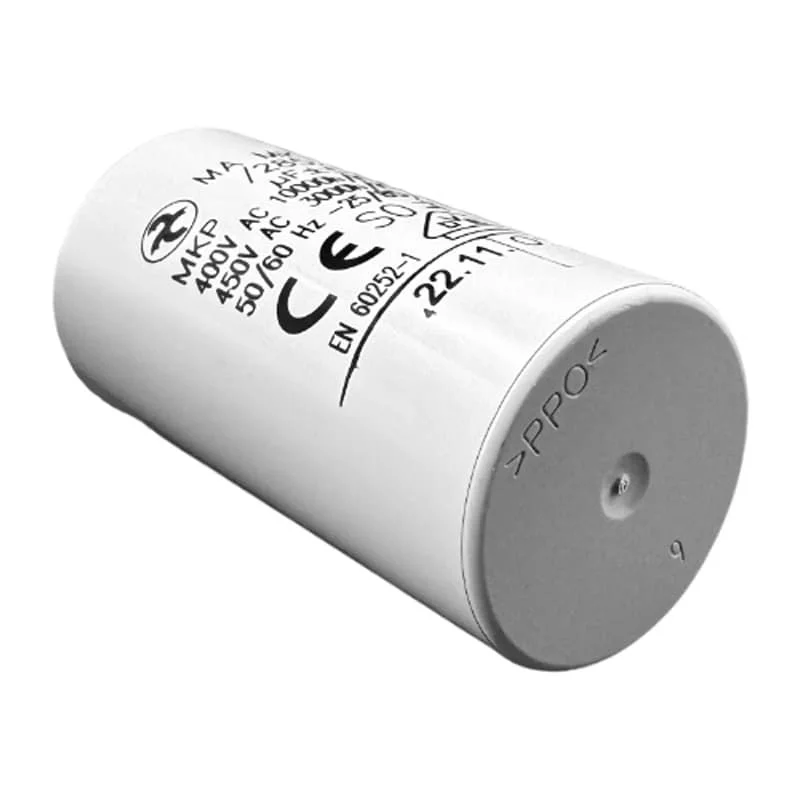 Condensateur pour moteur volet roulant vue du dessous SSymf