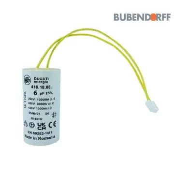 Condensateur bubendorff pour moteur volet roulant 6uf JNPPV