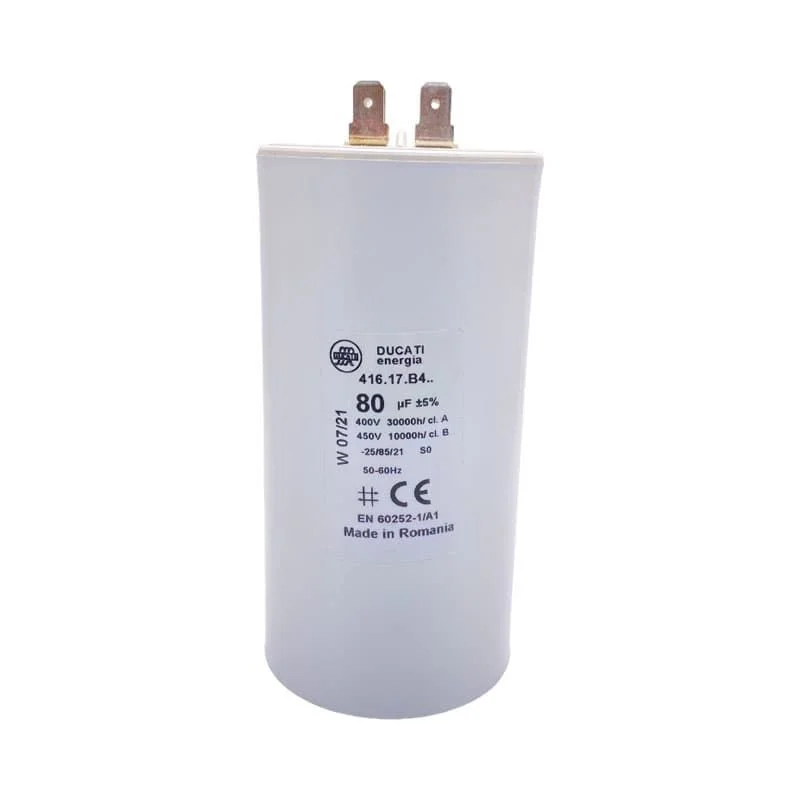 Condensateur permanent 80 µF à cosses
