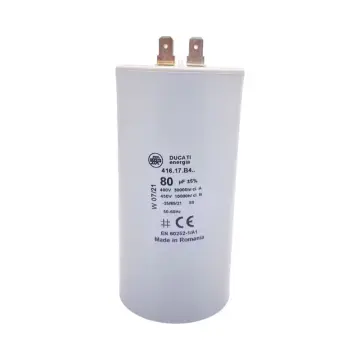 Condensateur permanent 80 µF à cosses