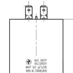 condensateur pour moteur pompe 60 µF
