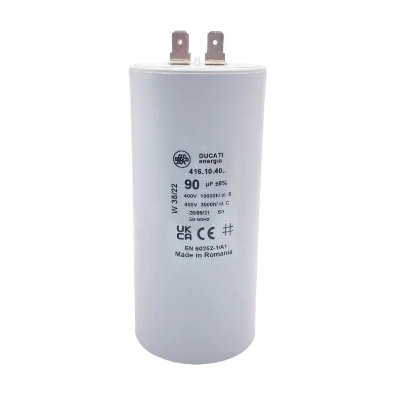 Condensateur permanent 90 µF à cosses