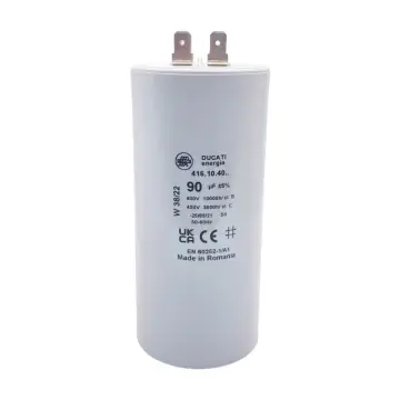 Condensateur permanent 90 µF à cosses