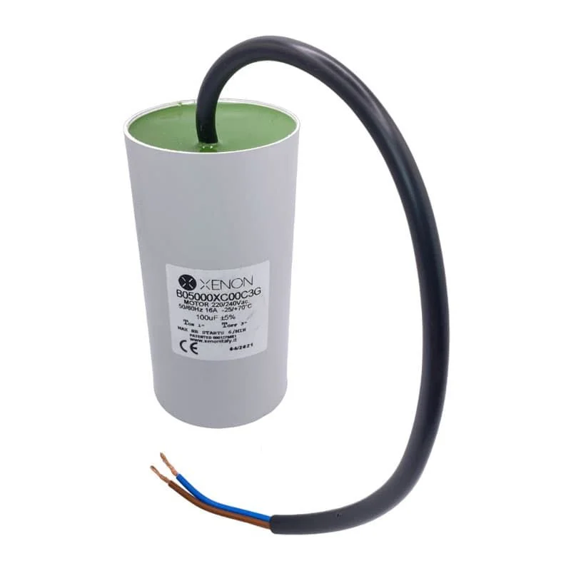 Condensateur booster moteur monophasé 100 µF