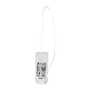 Condensateur permanent 6 µF à câble