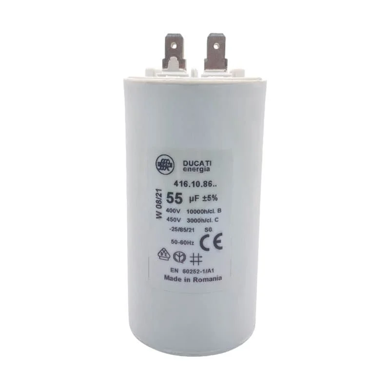 Condensateur permanent 55 µF à cosses