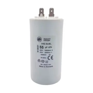Condensateur permanent 55 µF à cosses