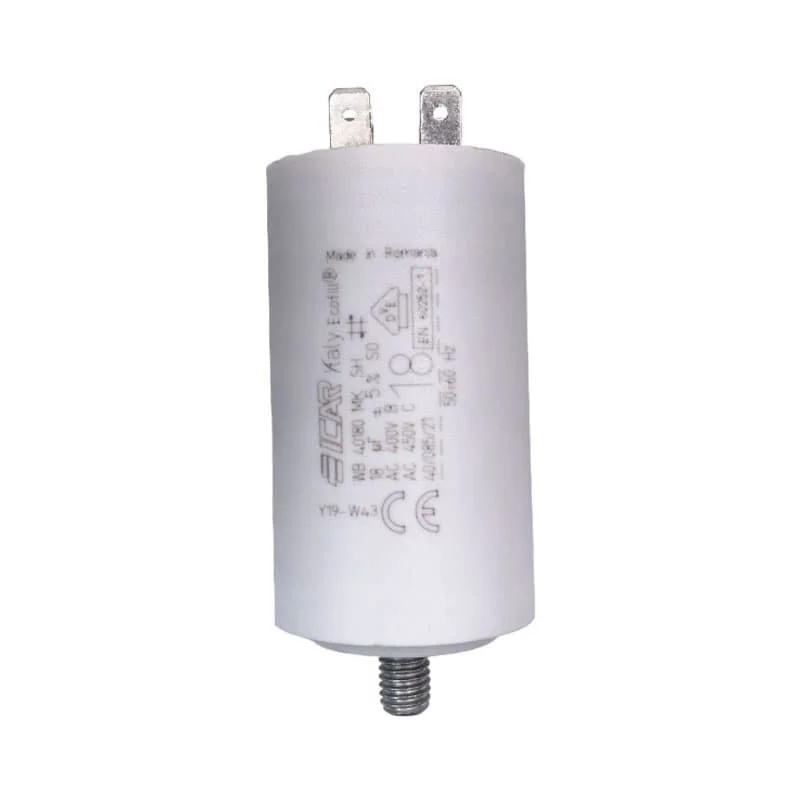 Condensateur permanent 18 µF à cosses