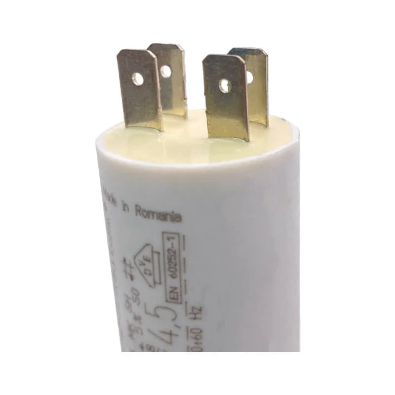 Condensateur permanent 4 5 µF à cosses