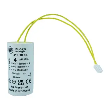 Condensateur 4uf pour moteur de volet roulant bubendorff