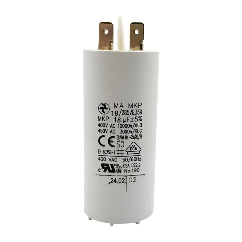 Condensateur a cosses 18uf