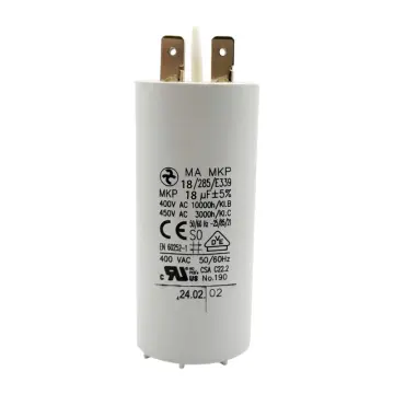 Condensateur a cosses 18uf