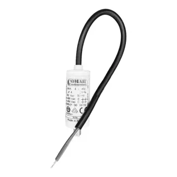 Condensateur permanent Comar de 4 µF à câble